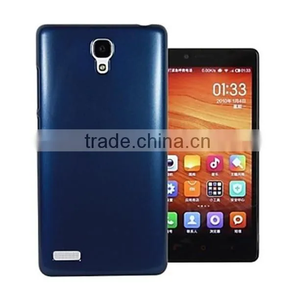 New Metallic Paint Hard PC Cover Case for Xiaomi RedMi Note photo-2