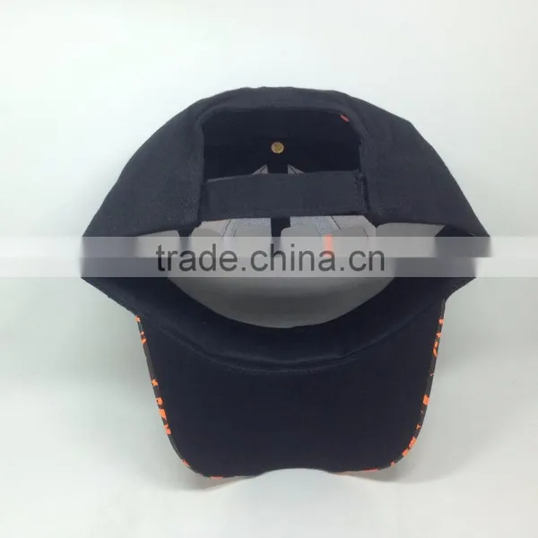 100% Cotton 6 Panel Plain Custom Velcro Baseball Hat/ Baseball Cap photo-5