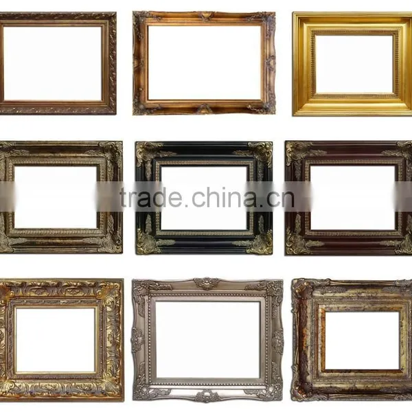 ROYIART Hot Sale Classic Antique Style Picture Frame Wood Moulding