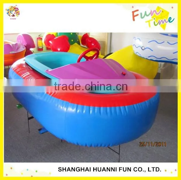 2015 Newly Design Motorized Kids Electric Bumper Boat With PVC Inflatable Tube Price photo-3