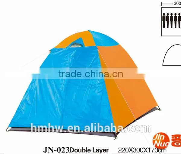 10 Person Single Layer 8.5mm Fiberglass Pole Travel Tent photo-6