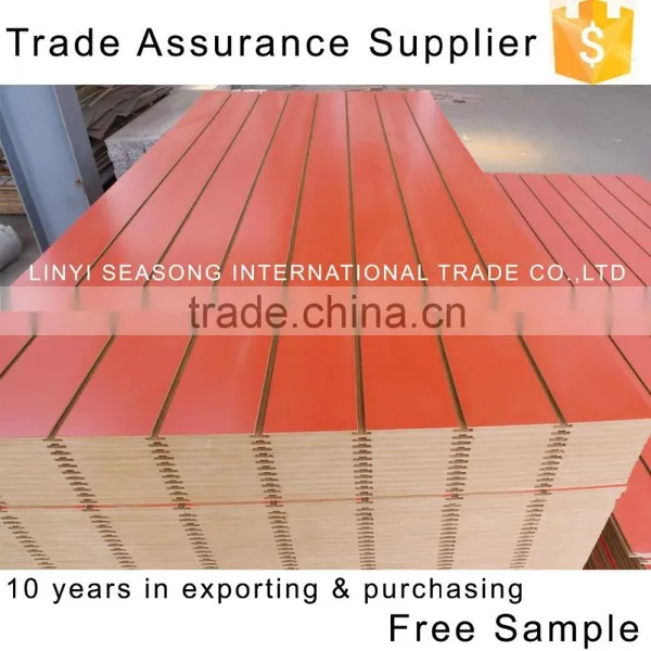 China 15mm grooves MDF panels for walls
