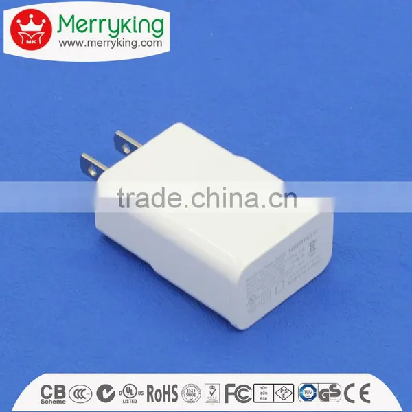 Fixed Plug White Micro Usb Charger 5v 2amps 1a Round Cable photo-4
