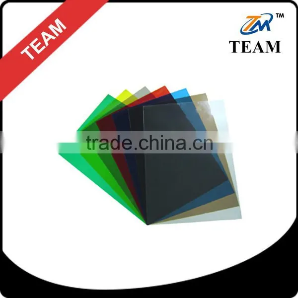 PVC Binding Cover Transparent Colour Pvc Plastic Cover A4 PVC BINDING COVER