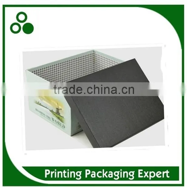 ELEGANT EUROPEAN CONSTRUCTURE PRINTING CARDBOARD SQUARE BIG PAPER GIFT BOX photo-4