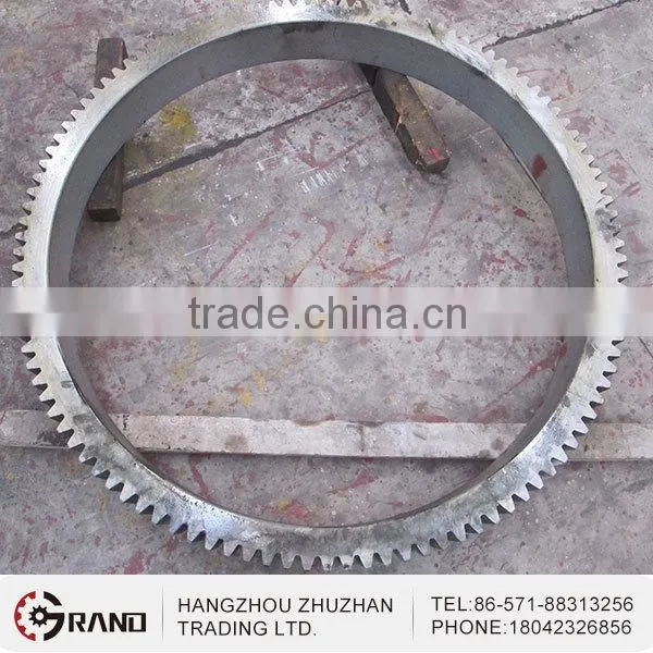 Forged Custom Mechanical Flywheel Ring Gear for Ball Mill Cement Mill Coal Mill photo-4
