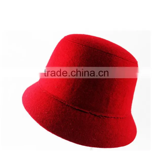 2015 Wool Hats for Women Mini Red Top Hat Hats for Women photo-4