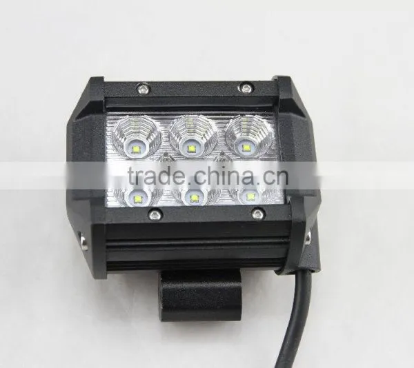 Black Housing Flood Offroad 18W LED off Road Work Lamp 18w LED Worklight Lamp 12V/24V 18W LED Work Light Bar Bulbs photo-5