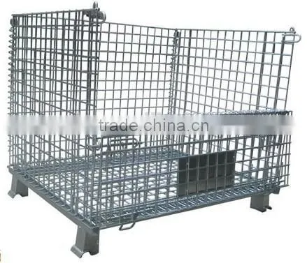 Warehouse Storage Cage,wire Mesh Container