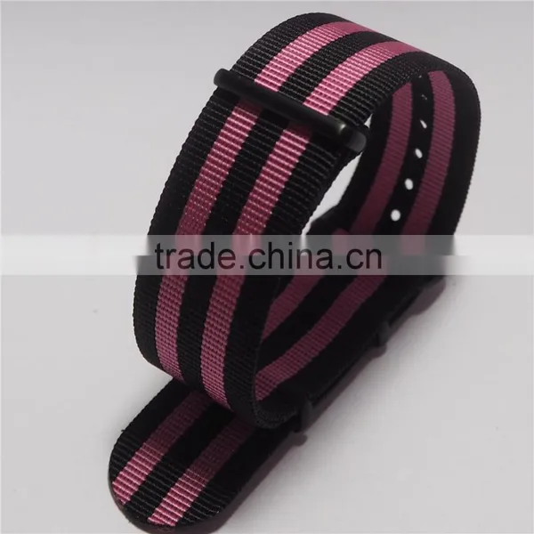 PVD Black Heat Welded Watch Band 20mm With Wrist photo-5