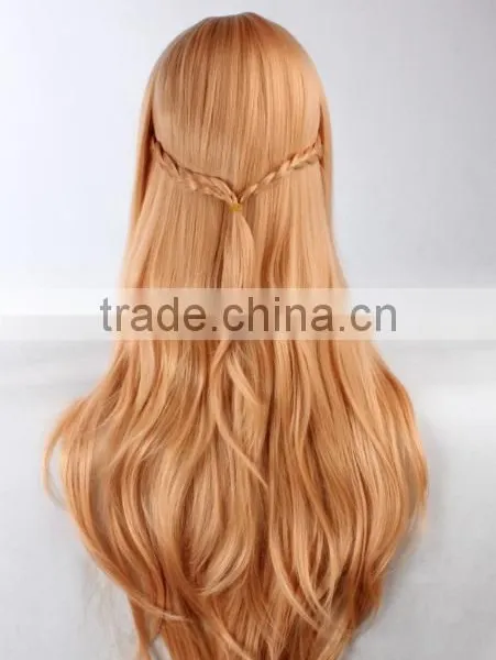 Costume Long Blond Body Wave Wig N371 photo-3