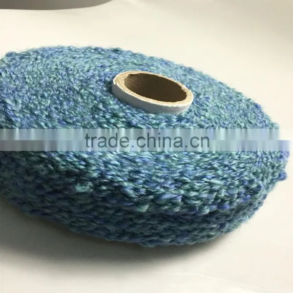 Acrylic Fibers Polyeter Color Yarn Spinning Pot-bellied Fancy Kintting Yarn photo-3