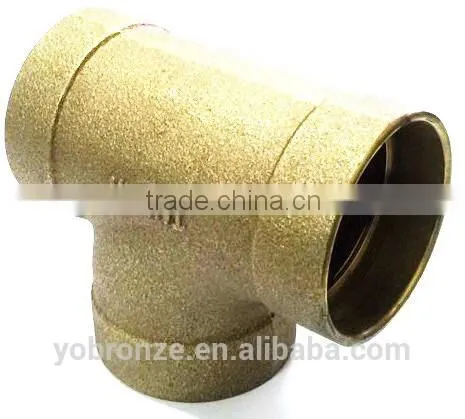 Good Quality and Made in Taiwan Bronze Casting DWV Copper Tee photo-5