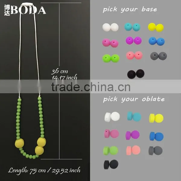 AS/NZS Teething Necklace for Mommy Silicone Necklace photo-4