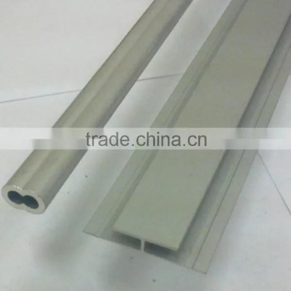 6063T5/6061T6 Aluminum Glass Curtain Wall Frame Extrusion With Sand Coating photo-3