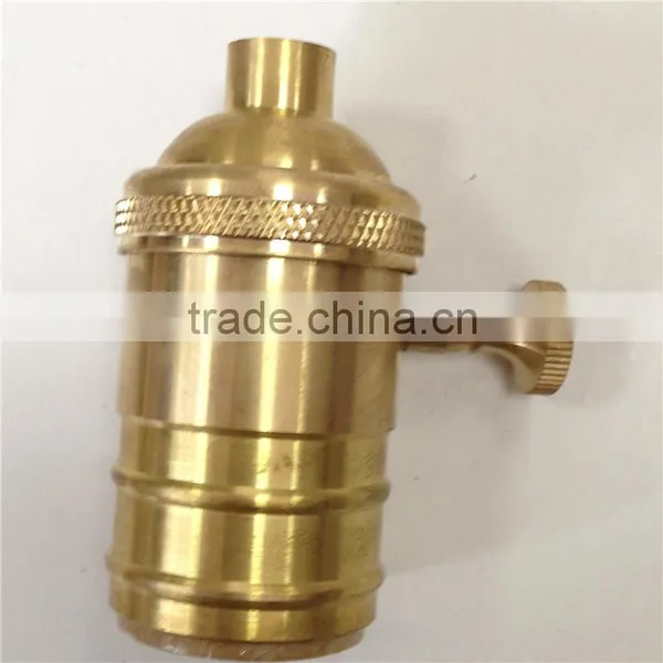 Restro Ediosn Bulb Brass Lampholder E27 E26 Pendants Switch Lamp Socket photo-3
