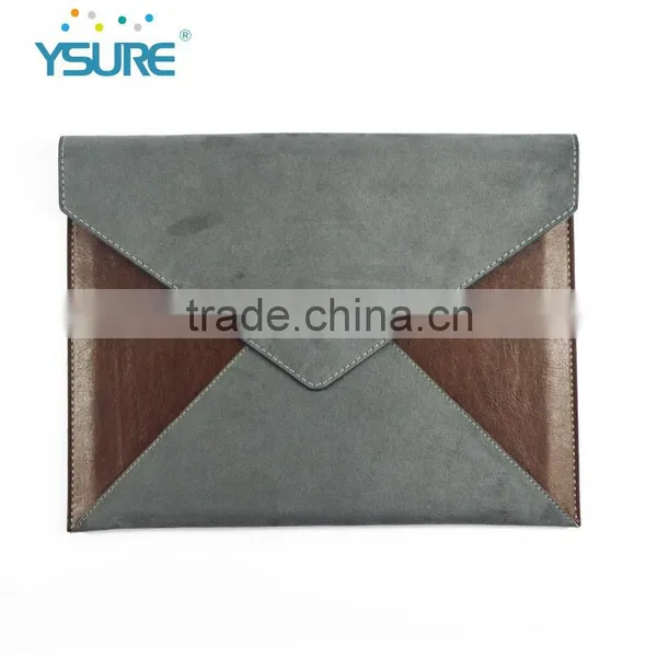 Soft Hand Feeling PU Leather Fabric Universal Envelope Bag Case for IPad Air 2 photo-2