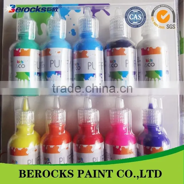 Rich Color Water Based Acrylic Puffy Paint/ Latex Paint photo-5