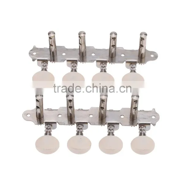 Machines Tuners Pegs Tuning Key With White Pearl Plastic Knobs 4L+4R for Mandolin photo-3