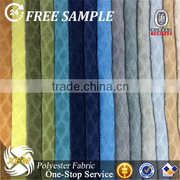 Knitted Velvet Polyester Corduroy Fabric photo-4