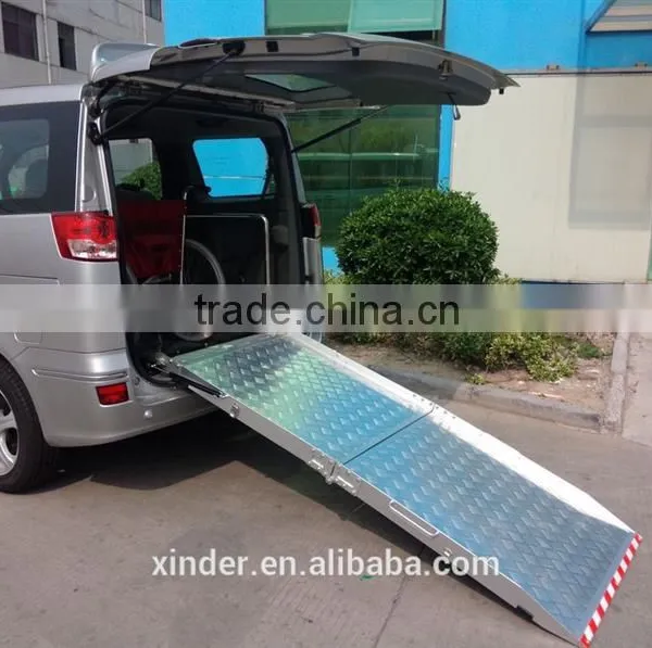 BMWR-2 Aluminum Folding Wheelchair Ramp for Van 350 Loading photo-2