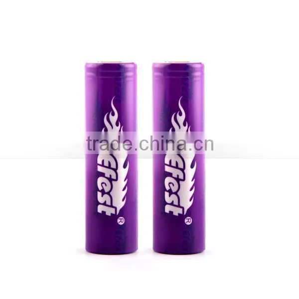 Efest 3500 18650 Battery Efest 18650 3500mah 20A Flat Top Purple IMR Efest photo-3