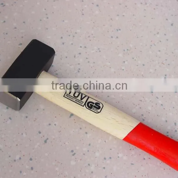 Stoning Hammer, German Type, ST331 With Wood Handle, TUV/GS Approval, Forged Carbon Steel Head, Heat Treatment HRC 47-55 photo-6