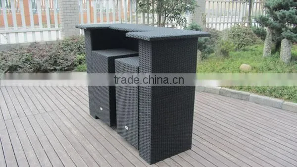 2 Person Seat Aluminum Bar Rattan Cover photo-6