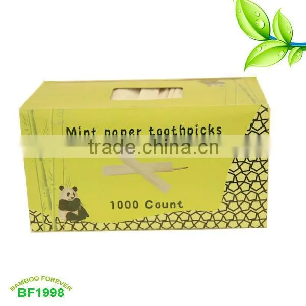 Paper Mint Double Pointed Wooden Toothpick