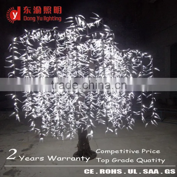Garden Street Road Decoration Artificial Tree LED Light High Simulation LED Willow Tree Plant Lights photo-2