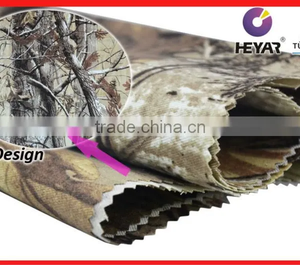 Forest Camo Print Fabric for Hunting Camouflage Clothing