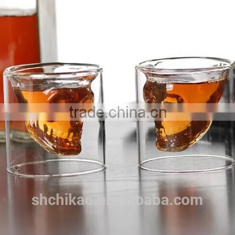 Crystal Skull Head Vodka Shot Wine Glass Novelty Cup photo-3
