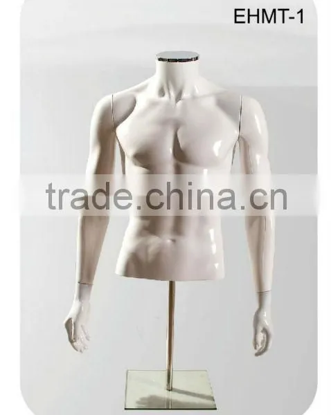 Plastic Chrome Female Torso Mannequin Sale photo-5