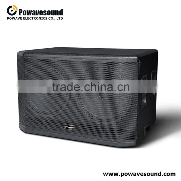 PS-218 Powavesound Professional Speaker System Dual 18" Speaker Box