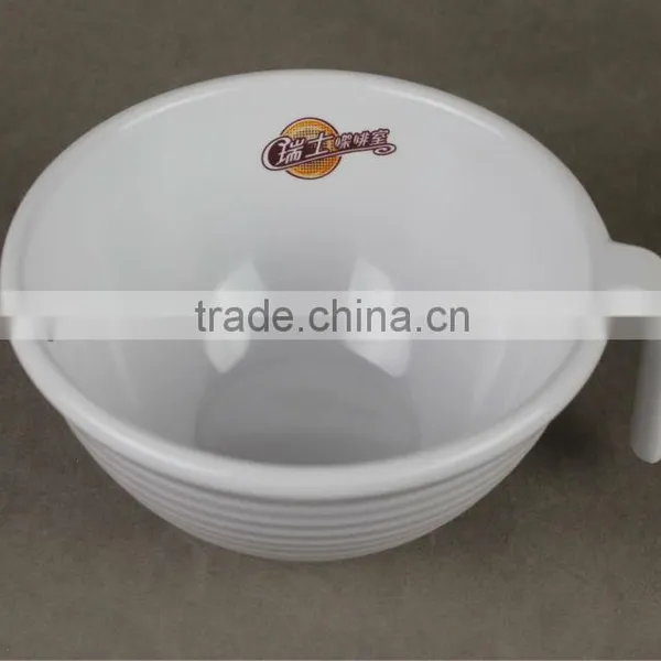 Hot Sales Restaurent Melamine Dinnerware Set in White Color photo-3