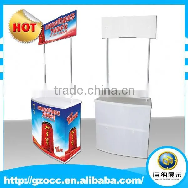 Promotional table display for outdoor