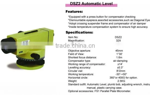 DSZ2 automatic level