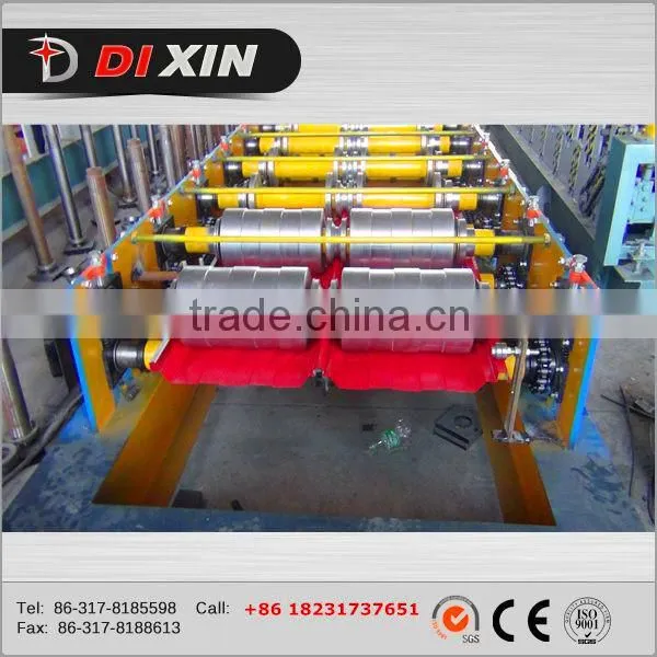 Small Interlocking Tiles Making Roll Forming Machine photo-5