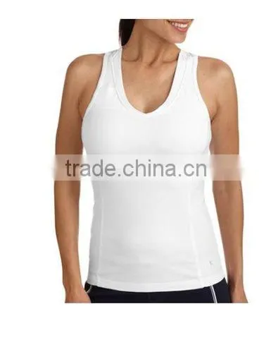 Women's Dri-More Built in Shelf Bra Racerback Tank Activewear Gym Sports photo-3