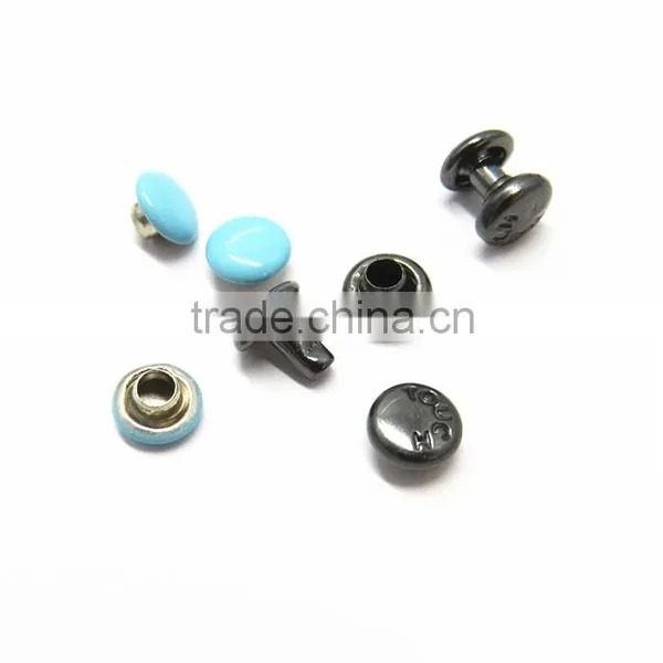 Multicolor Two Part Brass Sheet Rivet For Leather photo-3