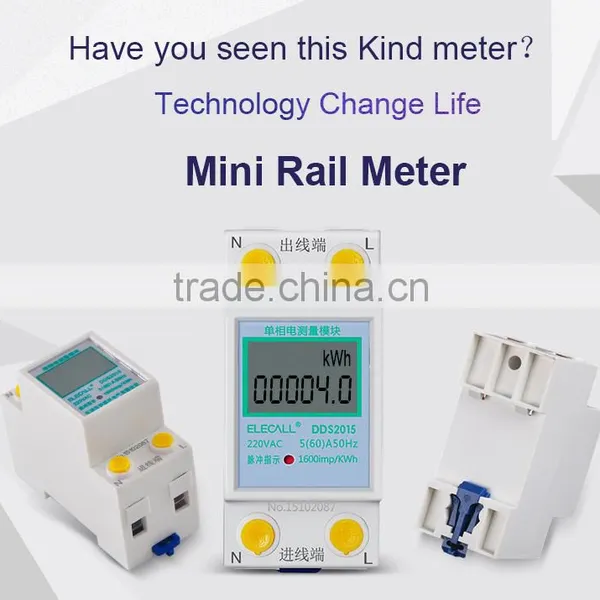 Digital Din Rail KWH Smart Energy Meter for Industrial Energy Monitoring photo-2