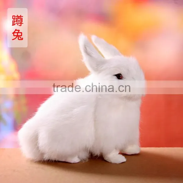 Easter Bunny Furry Animal Cheap Plastic Farm Animal Toy photo-5