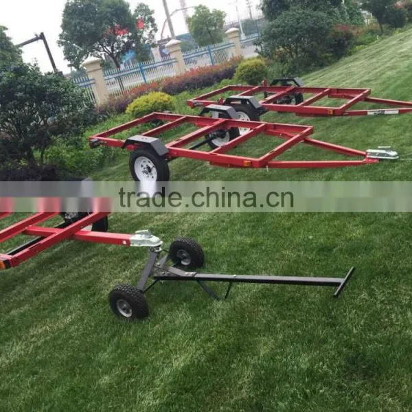 4x8 Folding Utility Trailer in Red photo-4