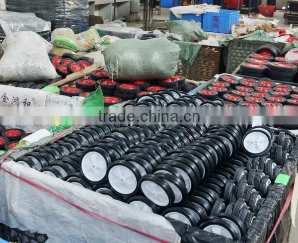 10"X1.75" Ball Bearing Steel Wheels Diamond Tread 1/2" Bore Stens photo-4