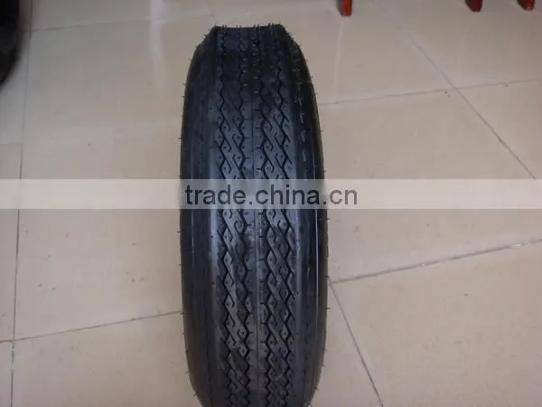 4.80-12 Trailer Tire Wheel Tipping Boat Road Tractor Tire Wheel Lawn Garden go Kart Atv photo-2