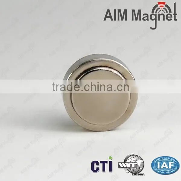 N48 Strong 10 mm Pot Magnet With Threaded Stem photo-3