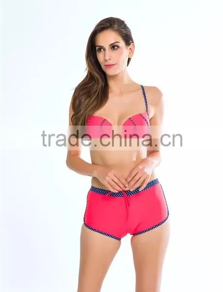 2017 Model Women High Waist Ladies Swim Wear photo-6