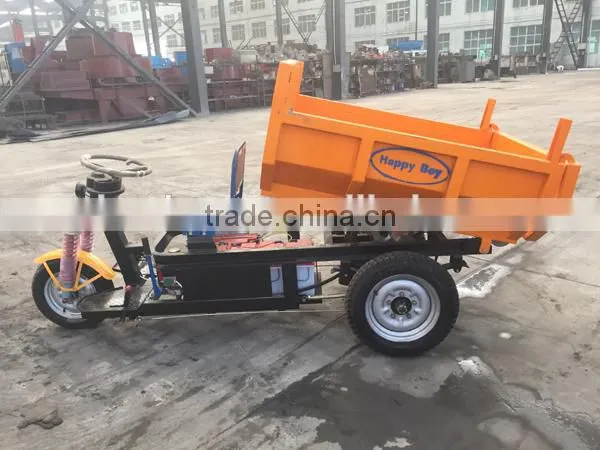 Diesel Engine Light 1t Dumper Tricycle Sale to Peru photo-2