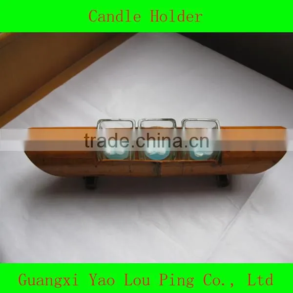 Religious Nature Bamboo With Candle