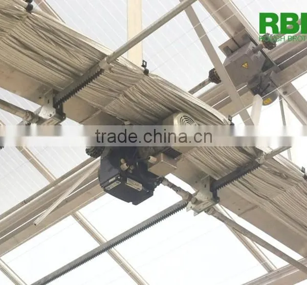 Aluminum Frame Glass Greenhouse PC Greenhouse With Aluminum Structure Single Span With Automatic Ventilation Greenhouse photo-5